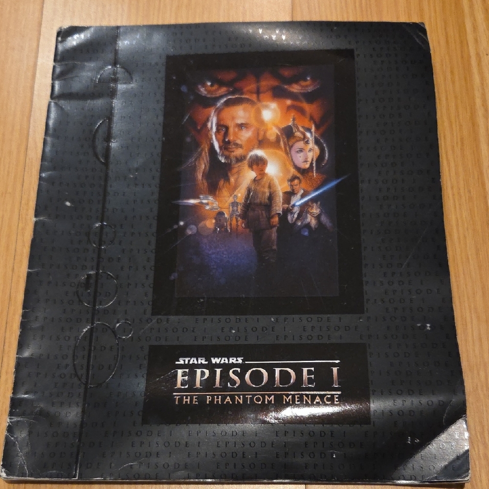 Vintage Star Wars Episode I: The Phantom Menace | Movie Program Collectible Book